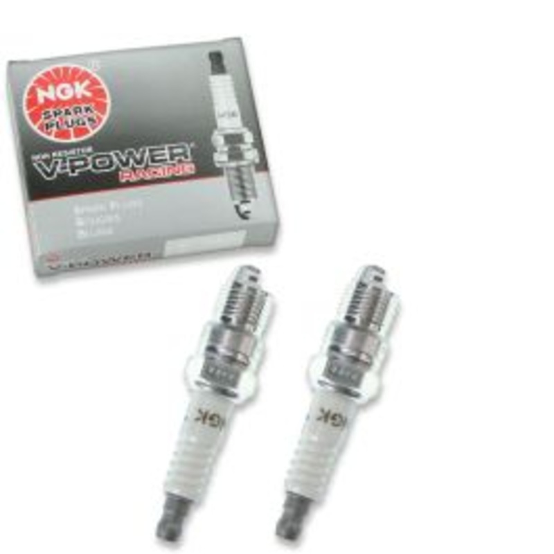 2 pc NGK V-Power Racing 5034 R5674-7 Spark Plugs