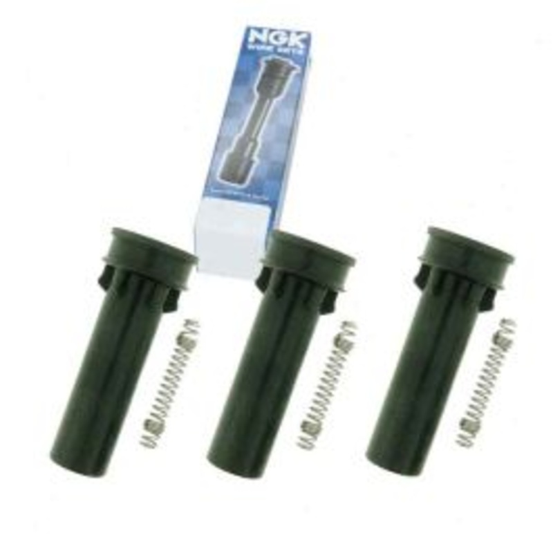 3 pc NGK Ignition Coil Boots for 2011 Ram Dakota 3.7L V6