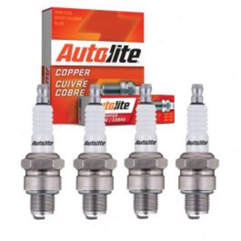 4 pc Autolite Copper Core Spark Plugs for 1949-1955 Borgward Hansa 1500 1.5L 1.8L L4