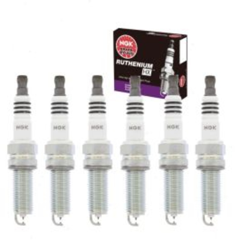 6 pc NGK Ruthenium HX Spark Plugs for 2011-2014 Dodge Avenger 3.6L V6