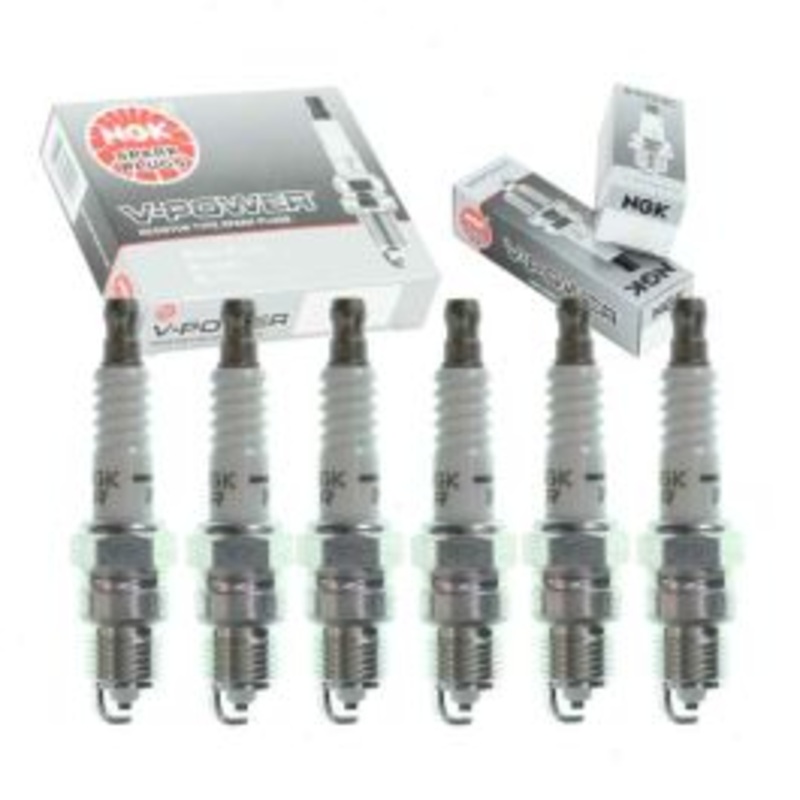 6 pc NGK V-Power Spark Plugs for 1982-1986 Chevrolet Celebrity 2.8L V6
