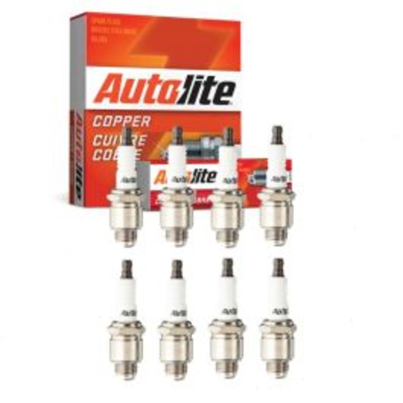8 pc Autolite Copper Core Spark Plugs for 1955-1959 GMC F350 5.2L 5.3L 5.5L 5.7L 6.1L V8