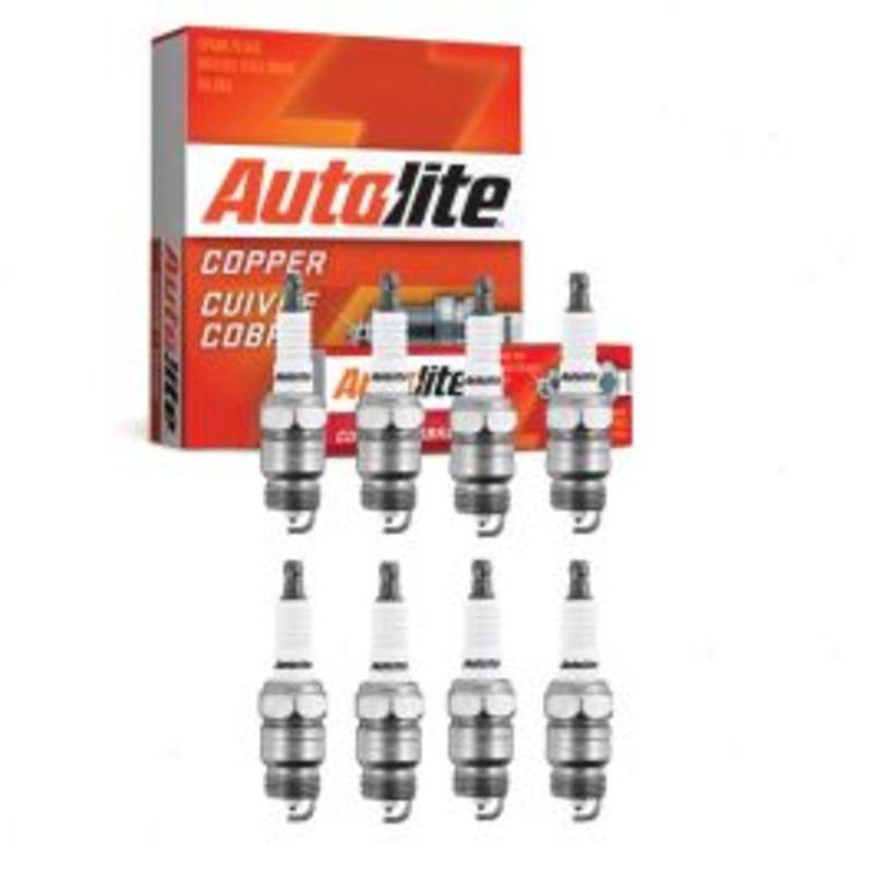 8 pc Autolite Copper Core Spark Plugs for 1960 Ford Starliner 4.8L V8