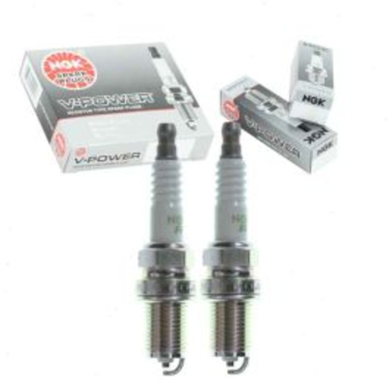 2 pc NGK V-Power 3735 BCPR6E Spark Plugs