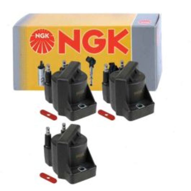 3 pc NGK Ignition Coils for 1989-1998 Buick Skylark 3.1L 3.3L V6
