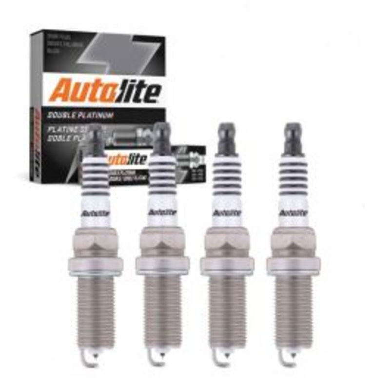 4 pc Autolite Double Platinum Spark Plug for 2015-2017 Volkswagen Golf R