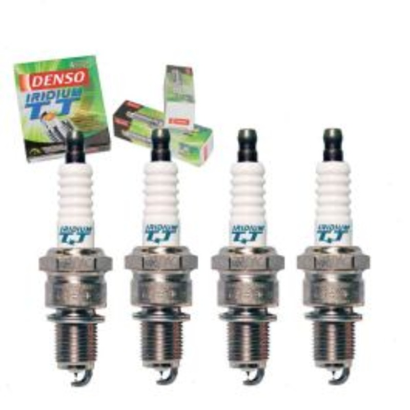 4 pc DENSO Iridium TT Spark Plugs for 1974-1980 Volkswagen Dasher 1.5L 1.6L L4