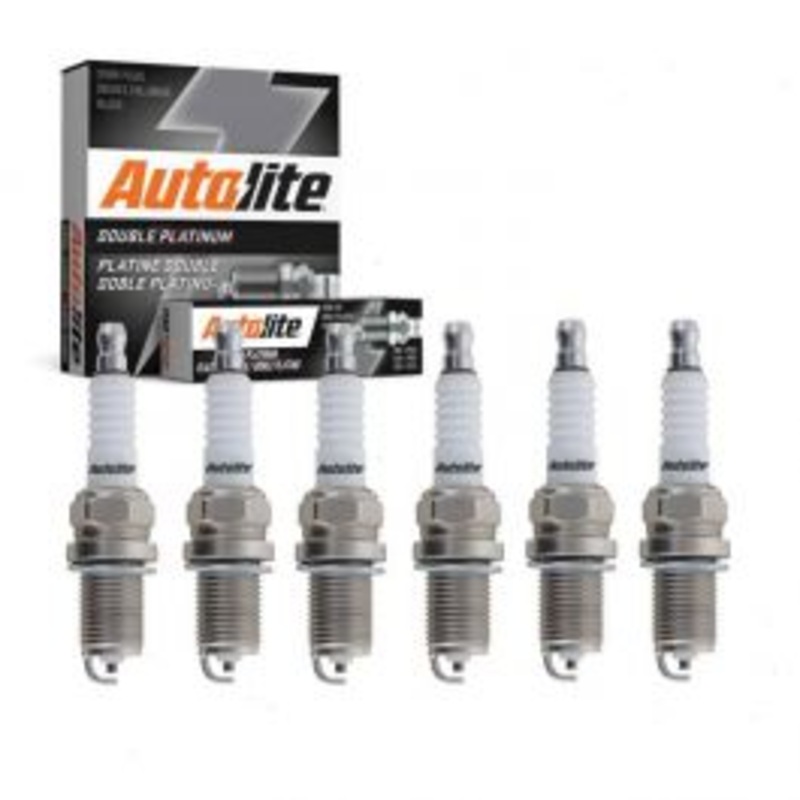 6 pc Autolite Double Platinum Spark Plug for 1994-1996 Dodge Ram 1500 3.9L