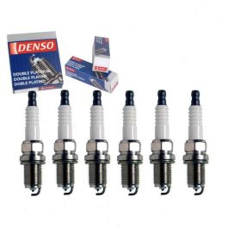 6 pc DENSO Double Platinum Spark Plugs for 1998-2000 Isuzu Amigo 3.2L V6