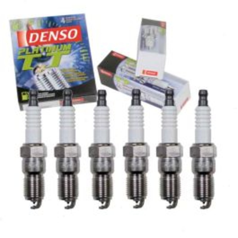 6 pc DENSO Platinum TT Spark Plugs for 2003 Ford E-250