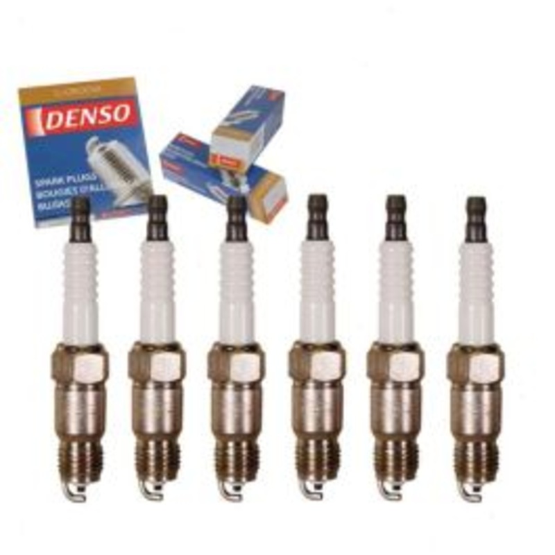 6 pc DENSO Standard U-Groove Spark Plugs for 1991-1995 GMC Sonoma 4.3L V6