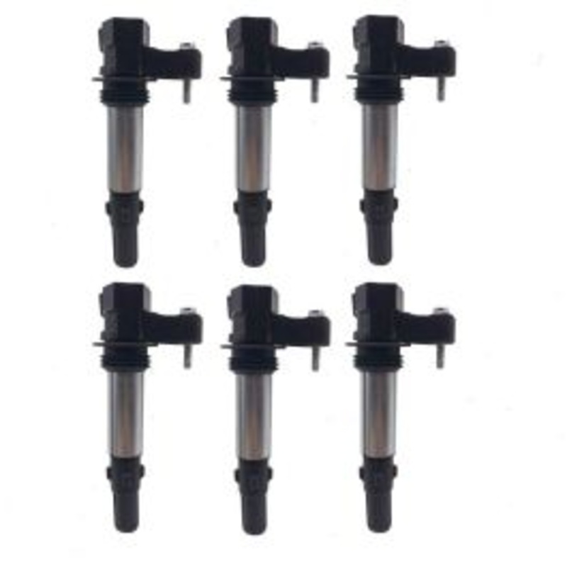 6 pc Hitachi Ignition Coils for 2004-2009 Cadillac CTS 2.8L 3.6L V6