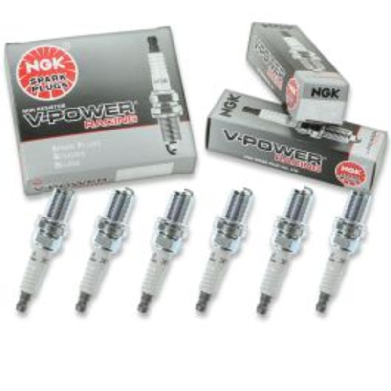 6 pc NGK V-Power Racing 5238 R5671A-9 Spark Plugs