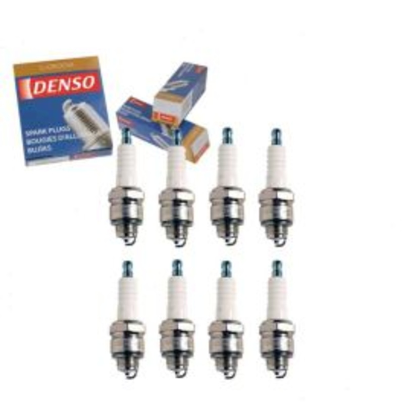 8 pc DENSO Standard U-Groove Spark Plugs for 1968 International 1300C 4.4L V8