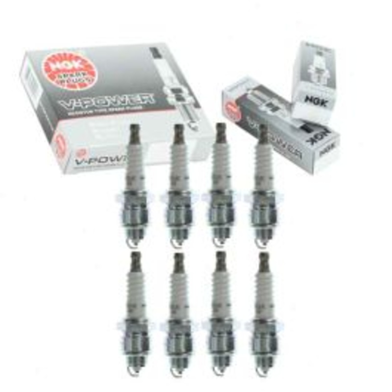 8 pc NGK V-Power Spark Plugs for 1960 Plymouth Suburban 6.3L V8