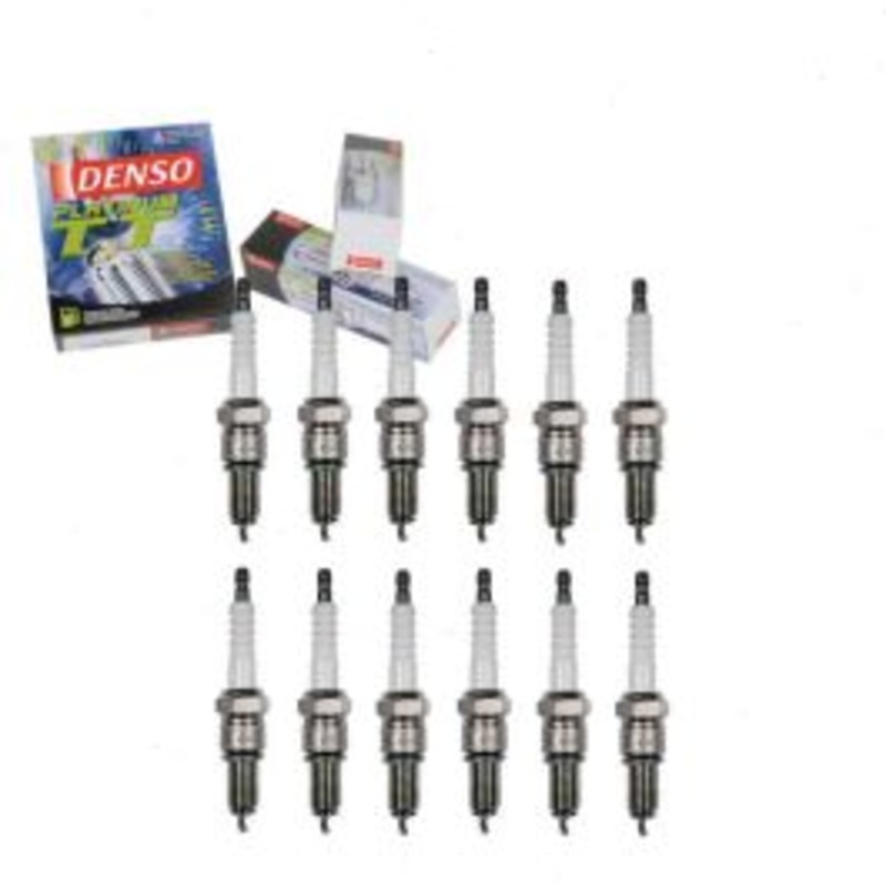 12 pc DENSO Platinum TT Spark Plugs for 1974 Ferrari 365 GT4 BB 4.4L H12