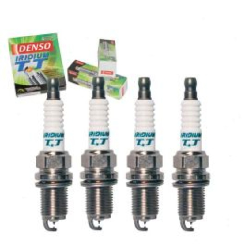4 pc DENSO Iridium TT Spark Plugs for 1991-1998 Saturn SL1 1.9L L4