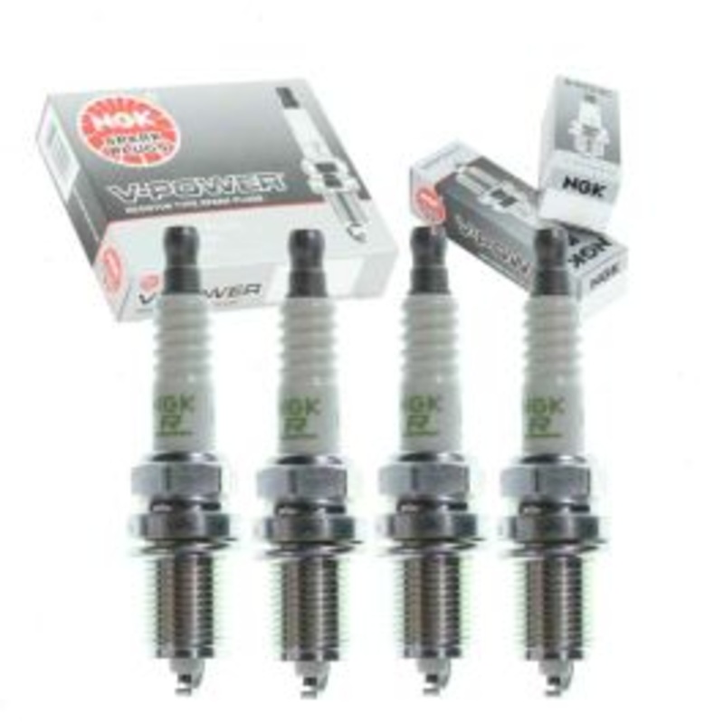 4 pc NGK V-Power 7990 BKR6EYA Spark Plugs