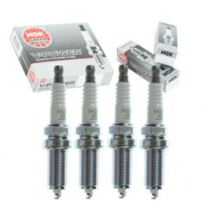 4 pc NGK V-Power Spark Plugs for 2010-2012 Suzuki Kizashi 2.4L L4
