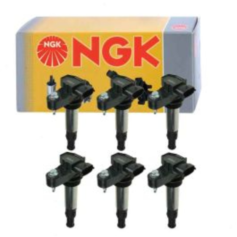 6 pc NGK Ignition Coils for 2005-2009 Cadillac STS 3.6L V6