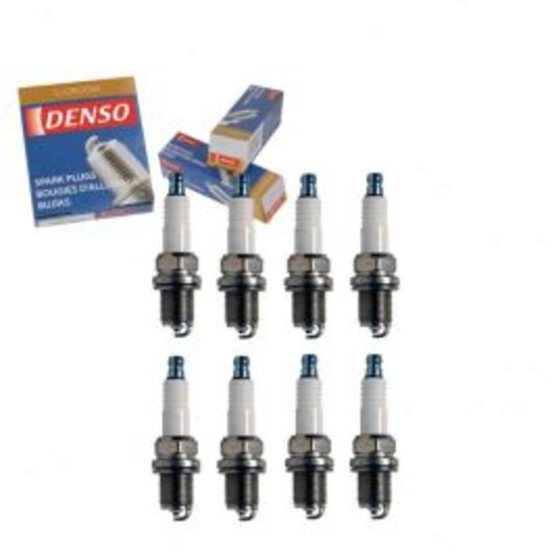 8 pc DENSO Standard U-Groove Spark Plugs for 2000-2002 Jaguar S-Type 4.0L V8