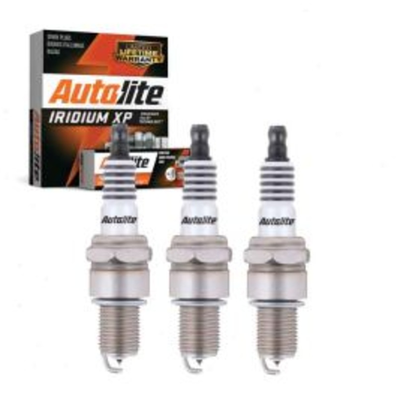 3 pc Autolite Iridium XP Spark Plug for 1985-2000 Pontiac Firefly 1.0L L3