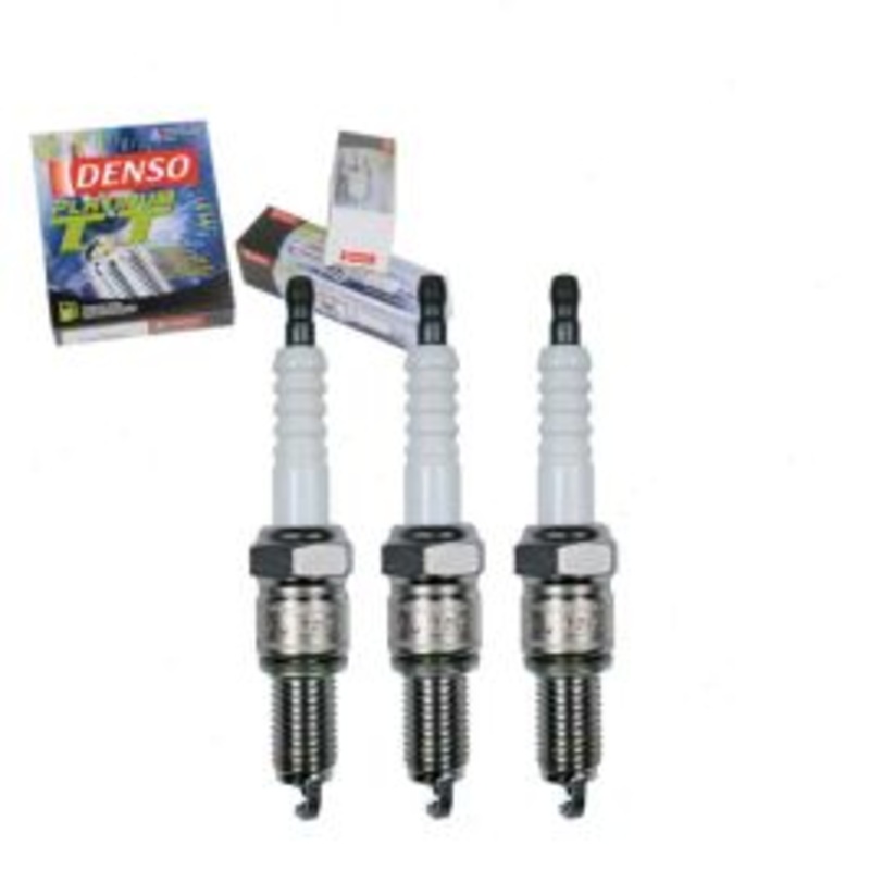 3 pc DENSO Platinum TT Spark Plugs for 1988-1992 Daihatsu Charade 1.0L L3