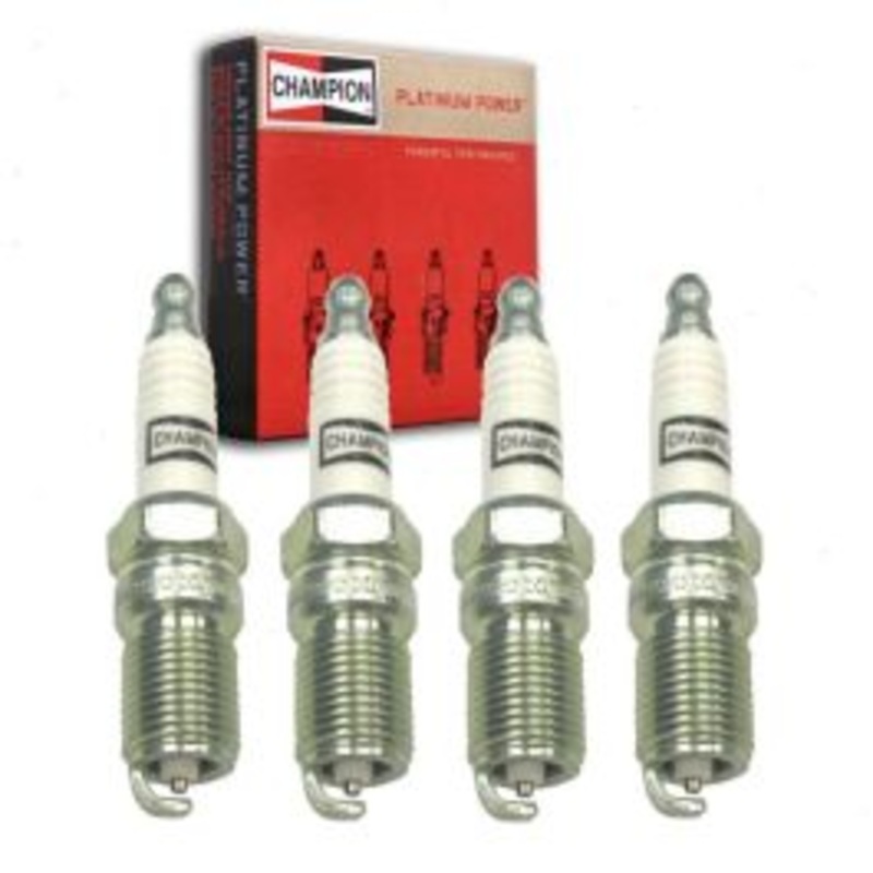 4 pc Champion Platinum Spark Plugs for 1979-1986 Ford Mustang 2.3L L4