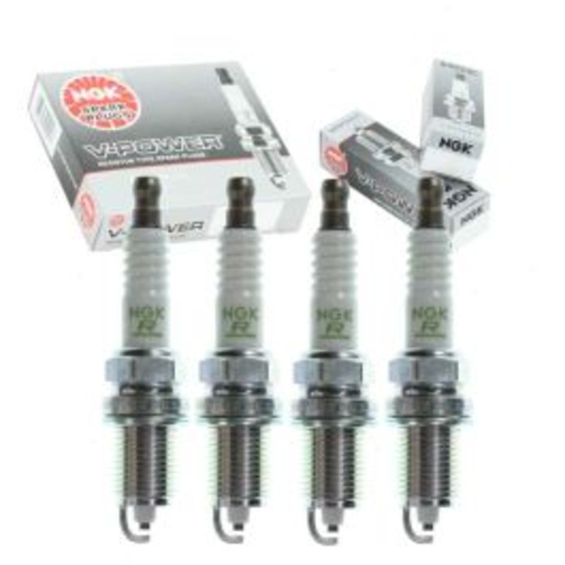 4 pc NGK V-Power Spark Plugs for 2007-2012 Dodge Caliber 1.8L 2.0L 2.4L L4