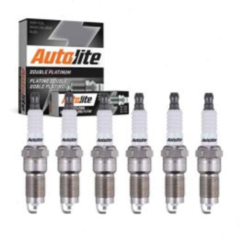 6 pc Autolite Double Platinum Spark Plug for 1998-2008 Ford F-150 4.2L V6