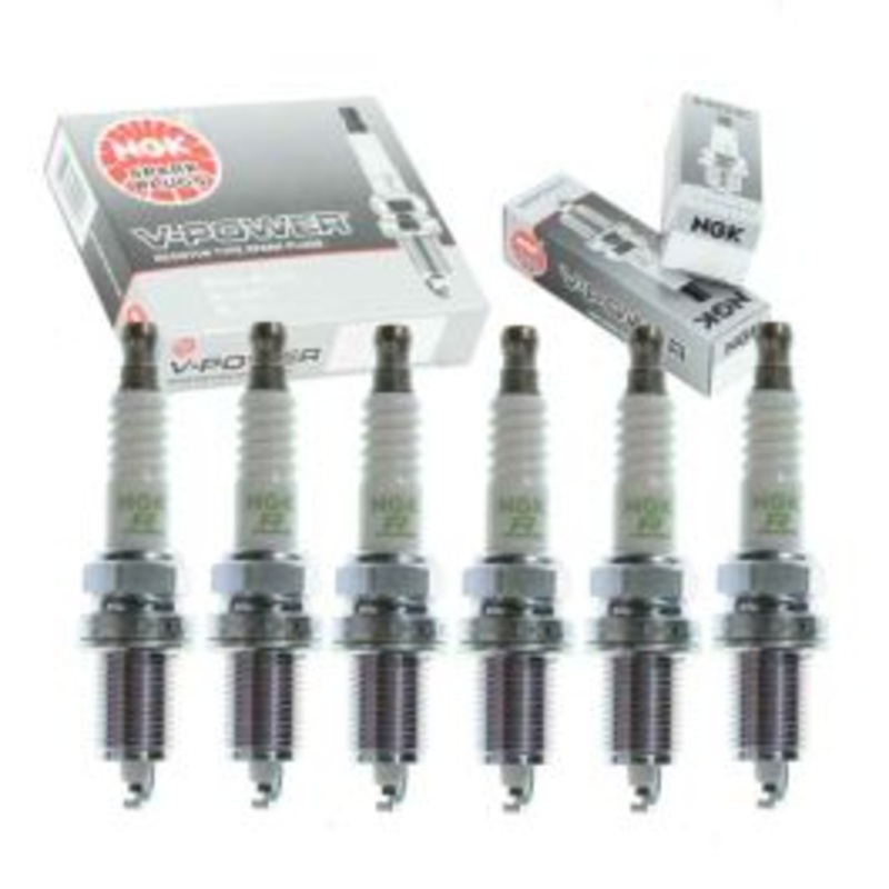 6 pc NGK V-Power Spark Plugs for 1999-2003 Dodge Ram 1500 Van 3.9L V6