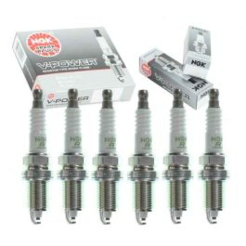 6 pc NGK V-Power Spark Plugs for 2004-2009 Dodge Durango 3.7L V6