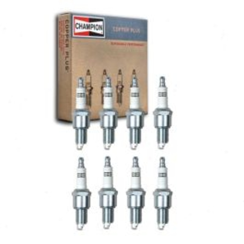8 pc Champion Copper Plus Spark Plugs for 1967 Dodge D300 Series 5.2L V8
