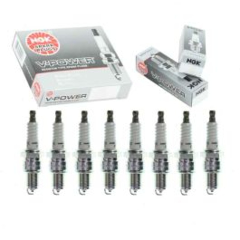 8 pc NGK V-Power Spark Plugs for 1975-1984 Cadillac Fleetwood 6.0L 7.0L 8.2L V8