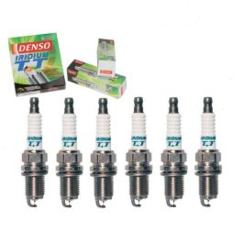 6 pc DENSO Iridium TT Spark Plugs for 1993-1998 Toyota Supra 3.0L L6