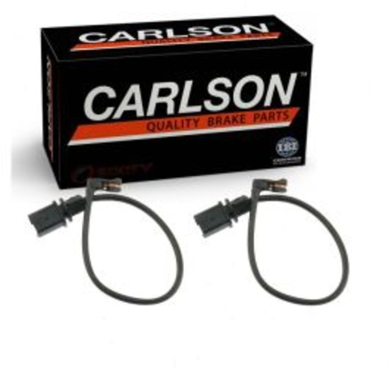 2 pc Carlson Front Disc Brake Pad Wear Sensors for 2011-2018 Audi A8 Quattro