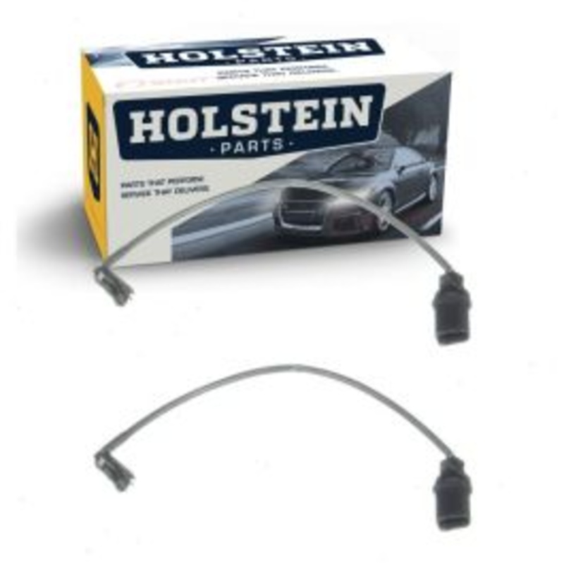 2 pc Holstein Rear Disc Brake Pad Wear Sensors for 2015-2016 Porsche Macan