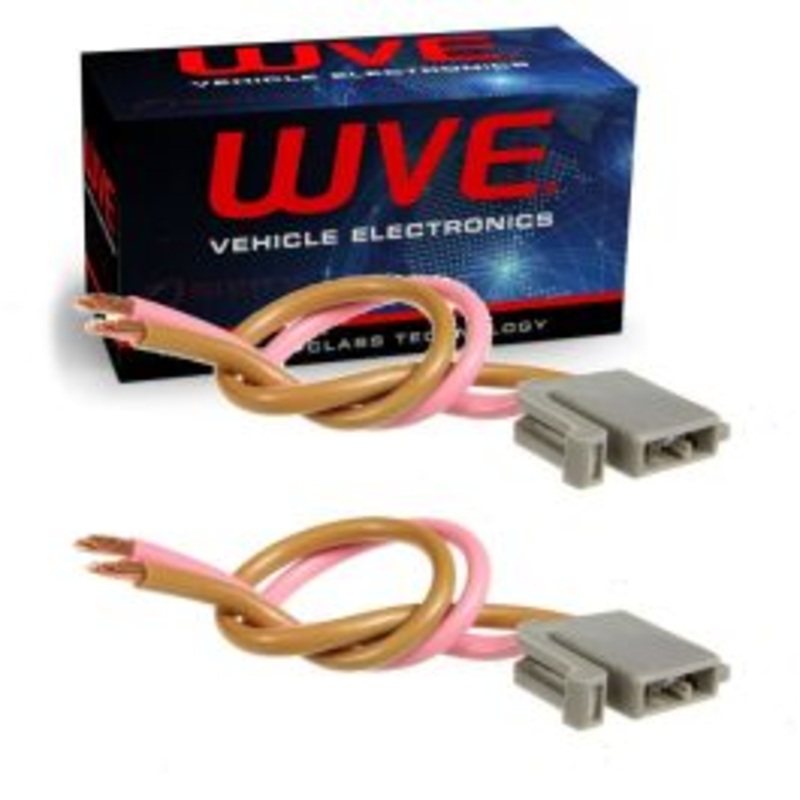 2 pc Wells WVE Rear Speaker Connectors for 2006-2011 Mercury Milan