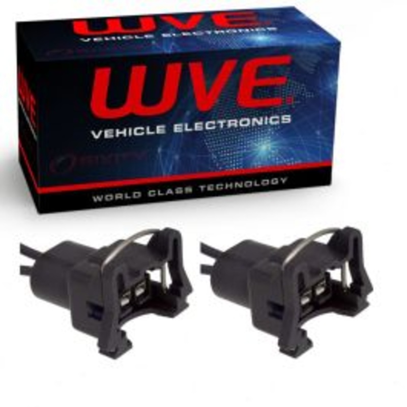 2 pc Wells WVE Ignition Knock Sensor Connectors for 1996-2011 Mercedes-Benz C240 C280 CLK320 CLK430 CLK55 AMG E320 E430 E55 AMG G500 G55 AMG 2.6L 2.8L 3.2L 4.3L 5.0L 5.5L V6 V8