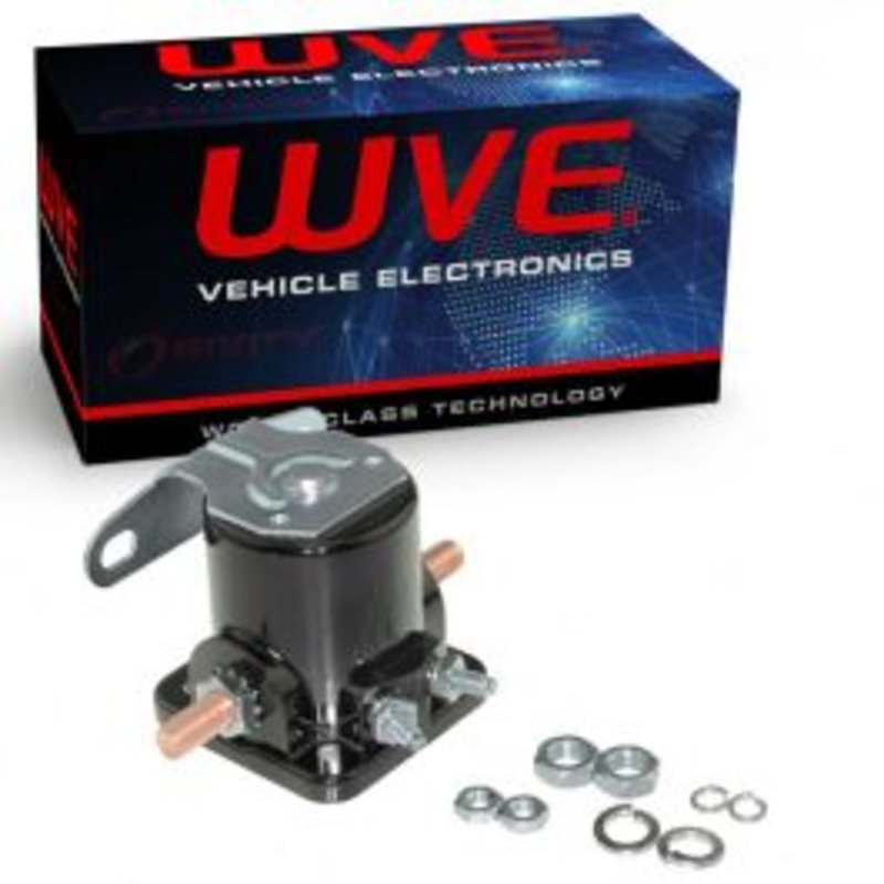 Wells WVE Starter Relay for 1972-1983 Jeep Cherokee CJ5 CJ6 CJ7 Commando DJ5 J-2500 J10 J20 Scrambler Wagon 2.5L 3.8L 4.2L 5.0L 5.9L 6.6L L4 L6 V8