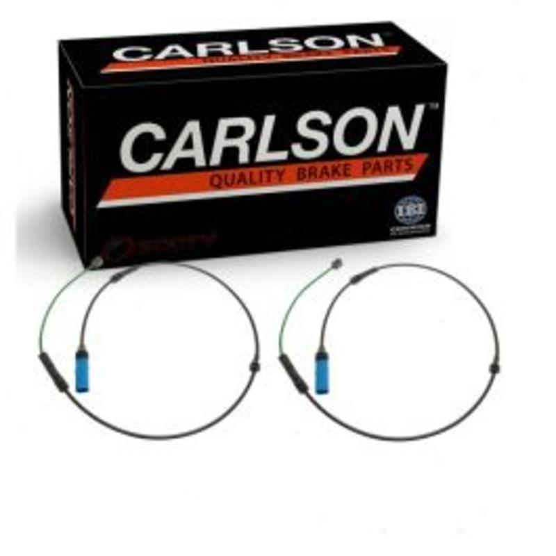 2 pc Carlson Front Disc Brake Pad Wear Sensors for 2020-2023 BMW 840i xDrive Gran Coupe