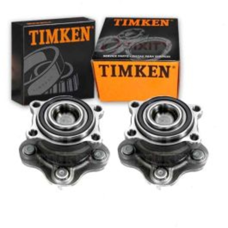 2 pc Timken Rear Wheel Bearing Hub Assemblys for 2009-2018 Nissan Maxima