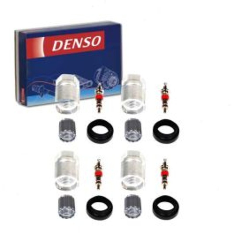 4 pc DENSO TPMS Sensor Service Kits for 2007-2013 Nissan Titan