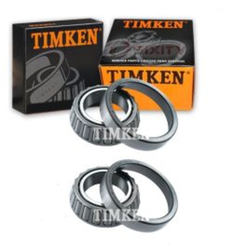 2 pc Timken Front Outer Wheel Bearing and Race Sets for 1968 International 1100C
