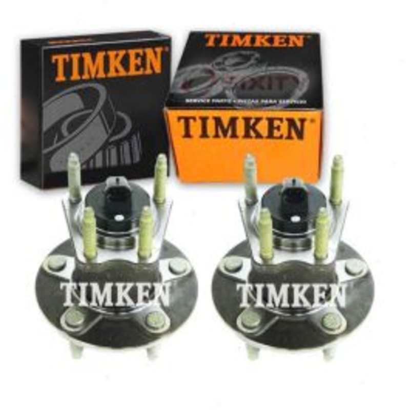 2 pc Timken Rear Wheel Bearing Hub Assemblys for 2007-2010 Saturn Aura
