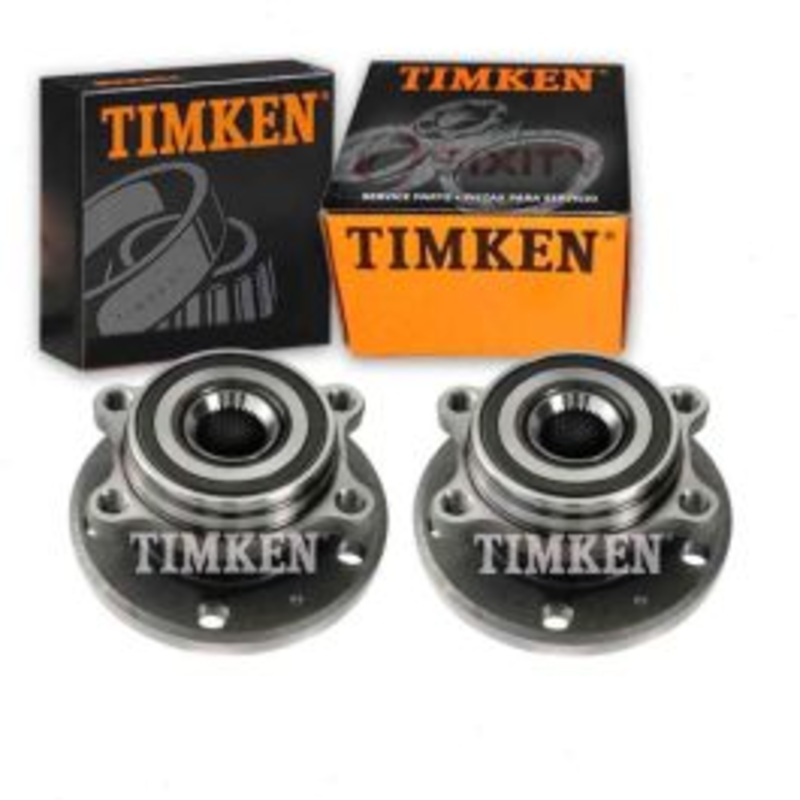 2 pc Timken Rear Wheel Bearing Hub Assemblys for 2008-2015 Audi TT Quattro