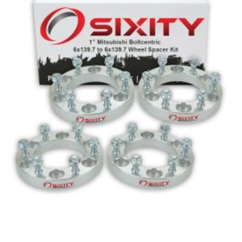 Sixity 4 pc 1" Thick Wheel Spacers - Mitsubishi Pickup Truck - 6x139.7mm