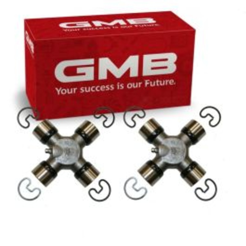 2 pc GMB Front Shaft All Universal Joints for 2007-2014 Ford Expedition