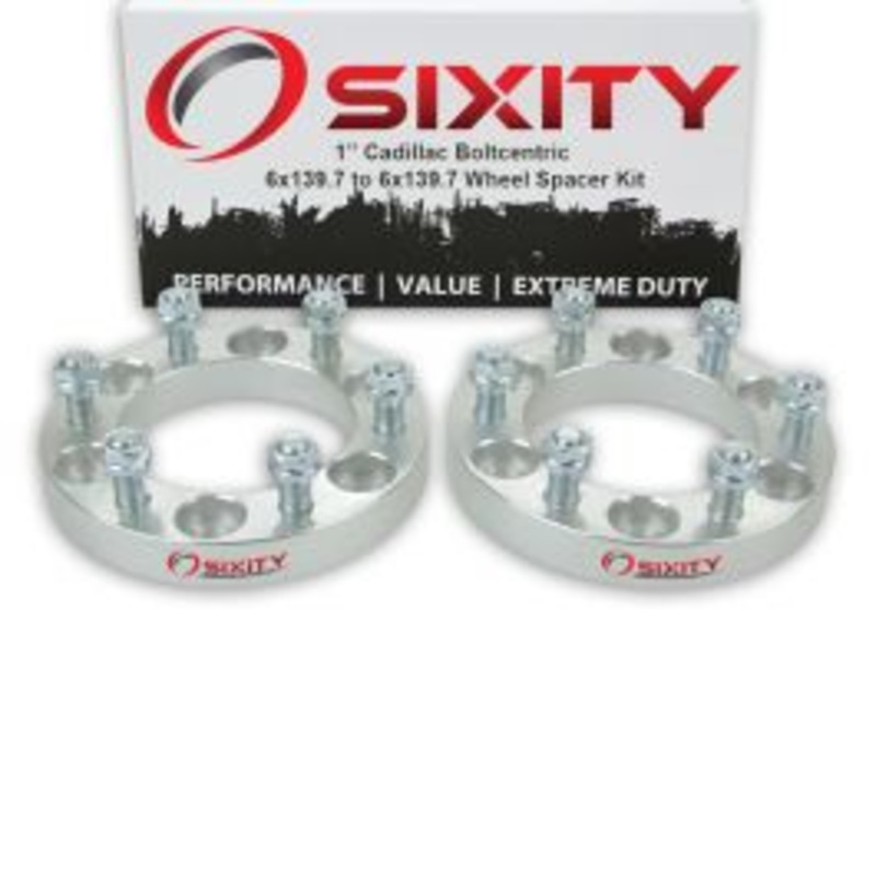 Sixity 2 pc 1" Thick Wheel Spacers - Cadillac Escalade - 6x139.7mm