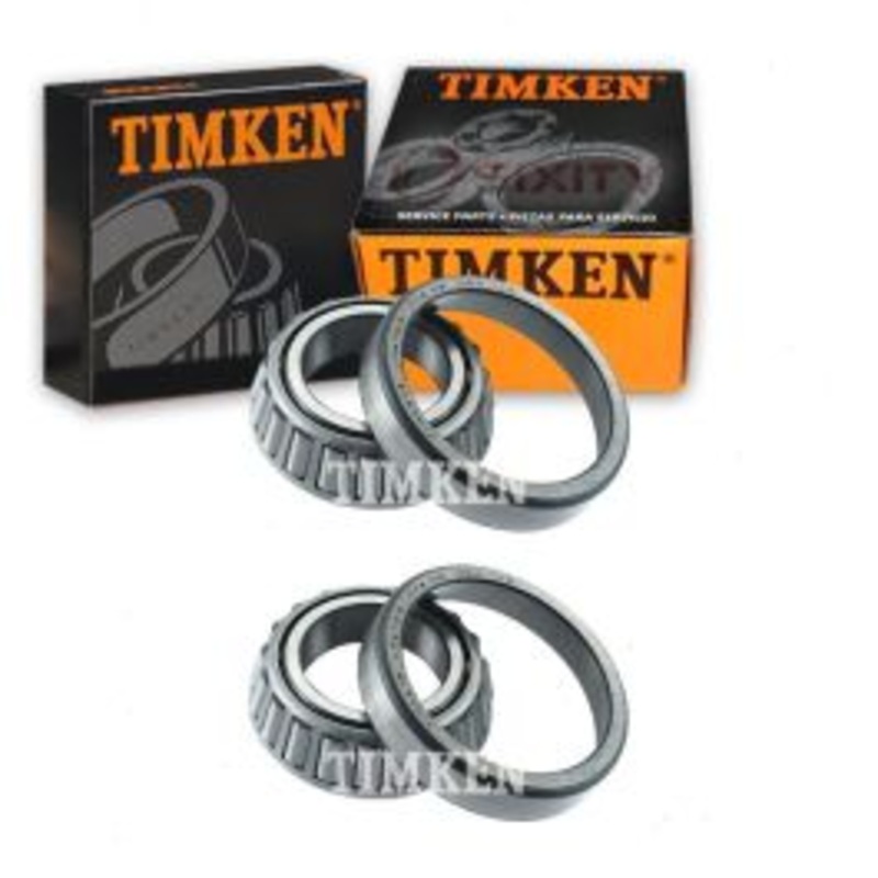 2 pc Timken Front Inner Wheel Bearing and Race Sets for 1964-1969 Ford Mustang 2.8L 3.3L 4.3L 4.7L L6 V8